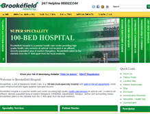 Tablet Screenshot of brookefieldhospital.com